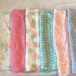 Aden + Anais Muslin Swaddles - 6 Assorted - $10